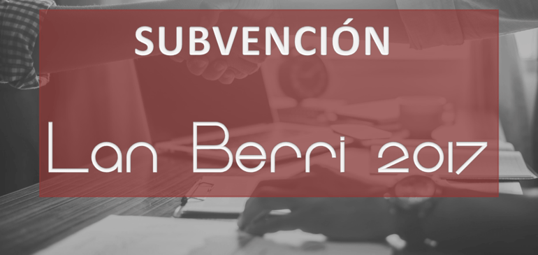 Subvención Lan Berri 2017